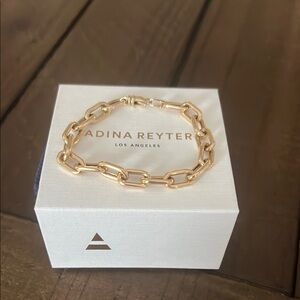 Adina Reyter 7mm Italian Chain Bracelet 14k YG